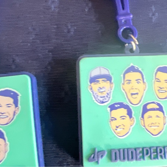 Dude Perfect MyBooster.com Keychain Bag Clip Vinyl Fundraiser Logo Lot Of 5 - Picture 3 of 10